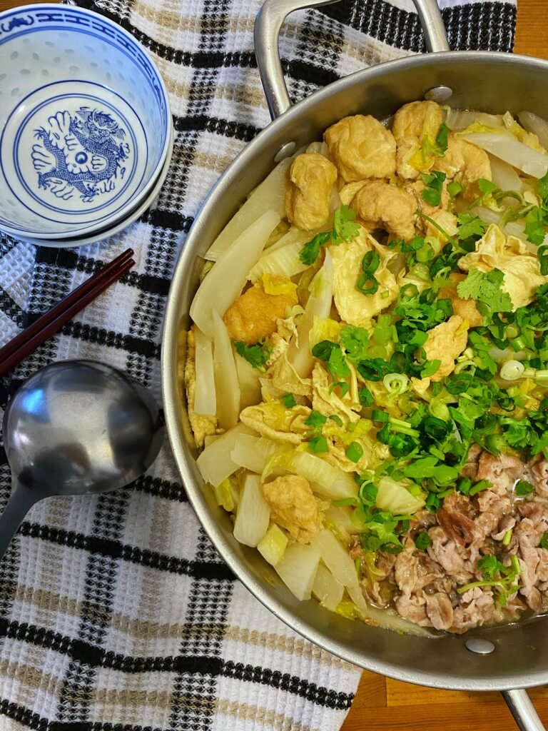 Chinese Cabbage and Pork Soup