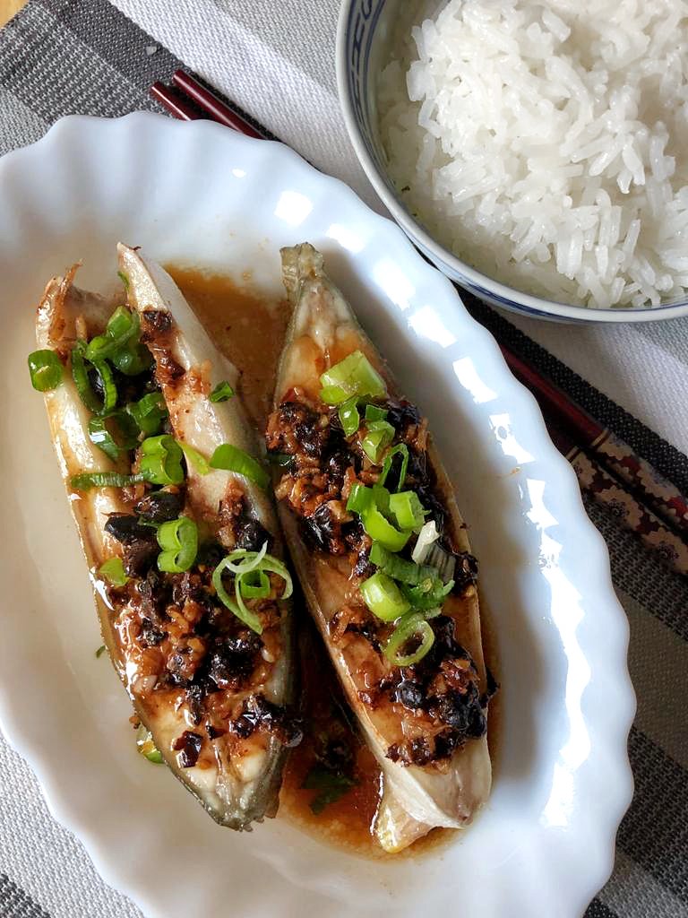 Chinese Steamed Fish With Black Bean Sauce