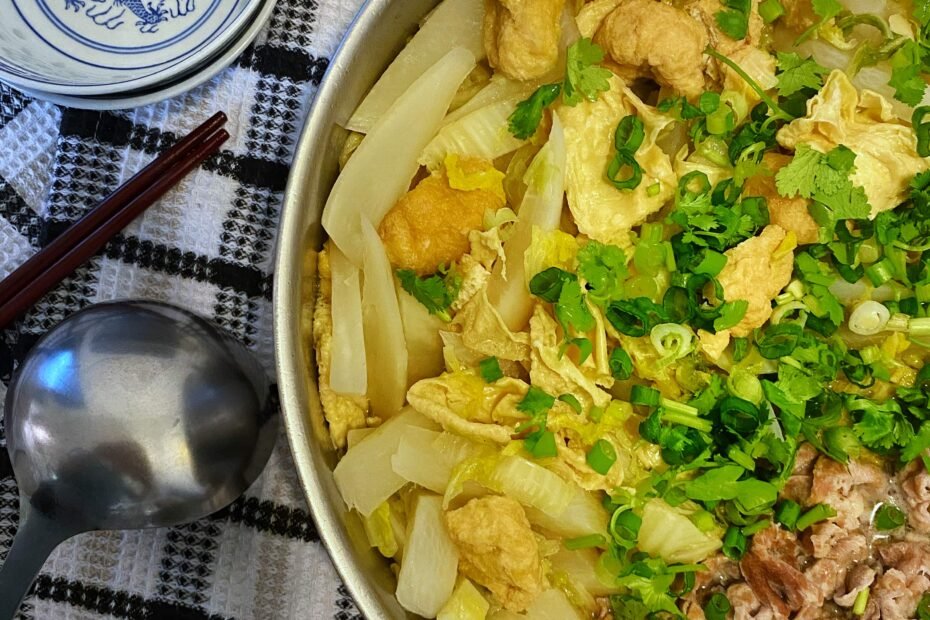 Chinese Cabbage and Pork Soup