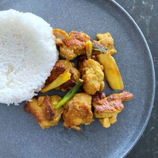 Chinese Turmeric Chicken Recipe (黃薑雞)