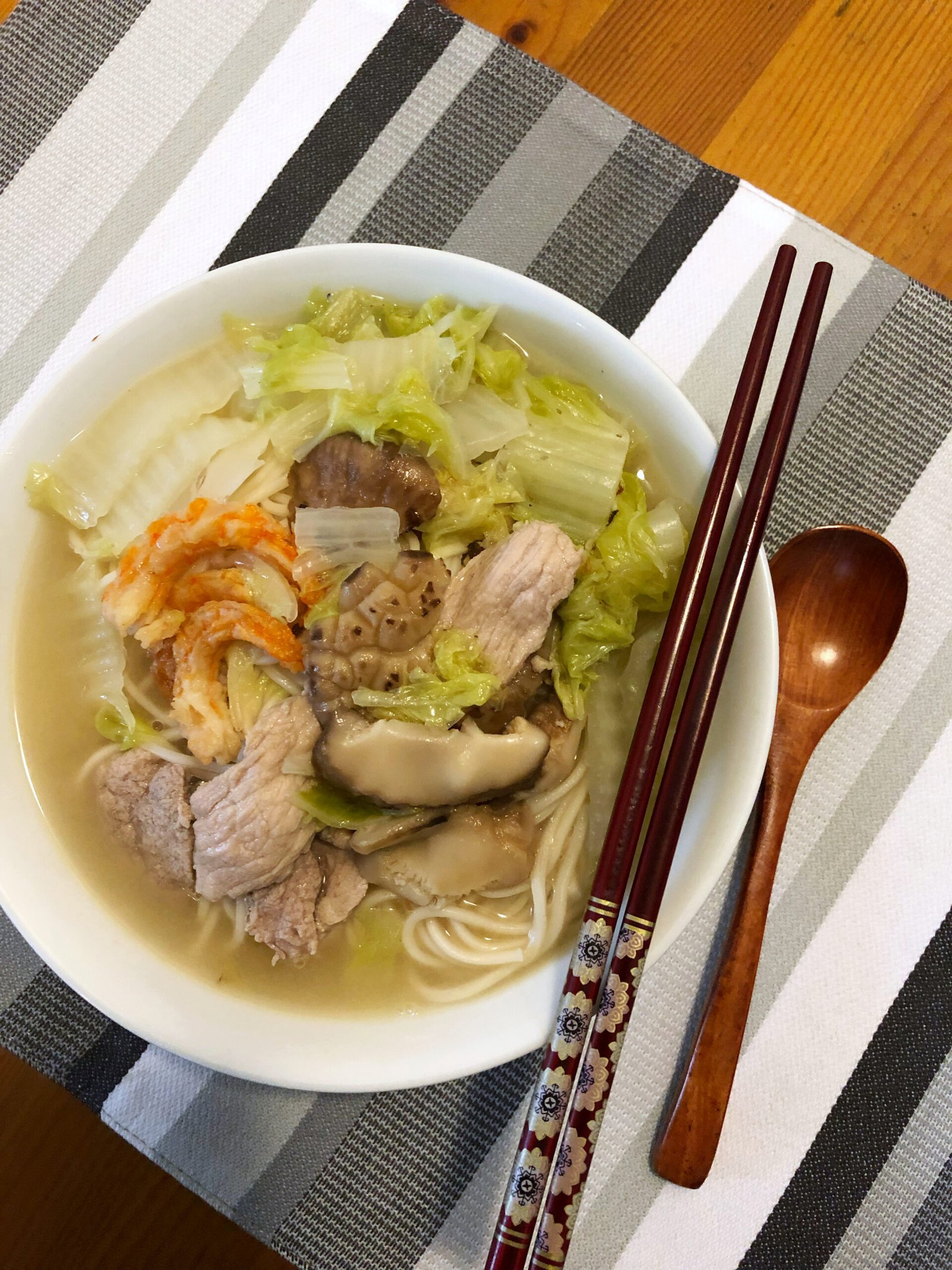 Chinese Cabbage Noodle Soup Recipe Cooking With Kenneth
