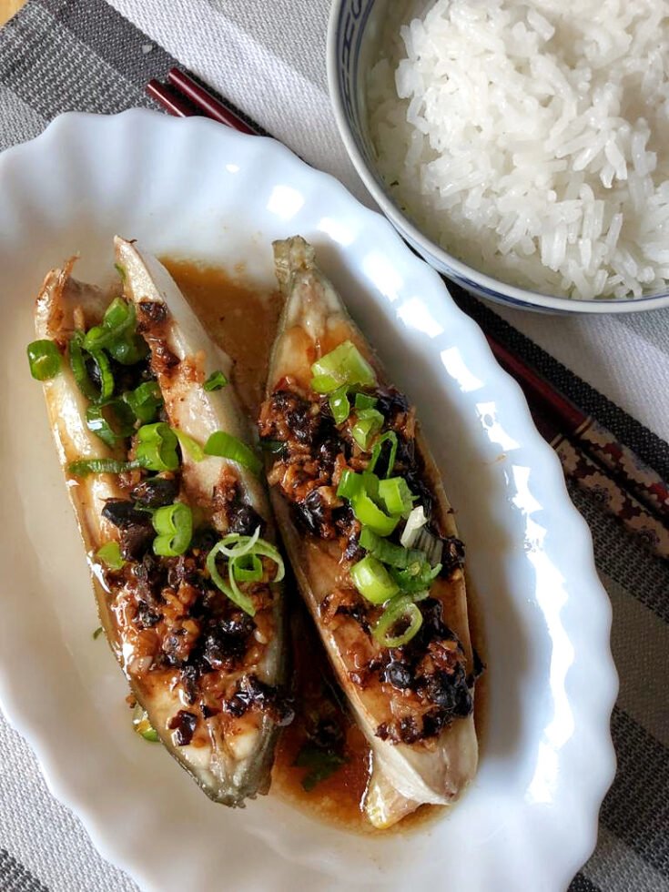Chinese Steamed Fish With Black Bean Sauce (豆豉蒸魚) Cooking With