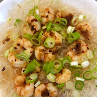 Steamed Garlic Shrimps With Vermicelli