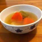 Green Radish Carrot and Pork Soup